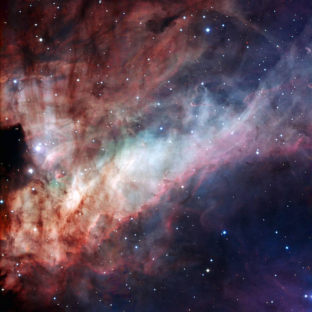 messier 17 composite,m17 eso