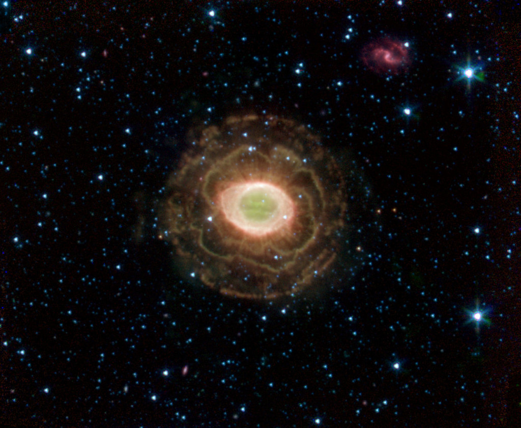 ring nebula infrared,m57