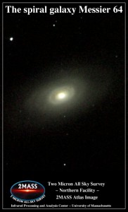 black eye galaxy,messier 64