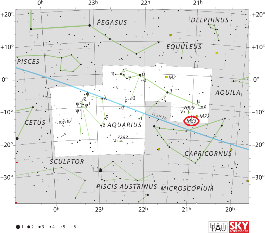 m73 location,where is m73,find messier 73