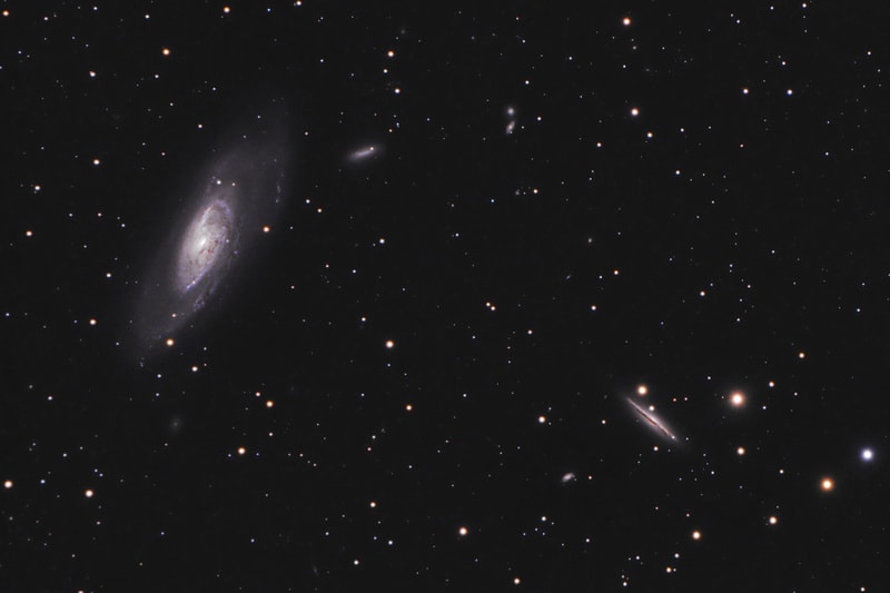 m106,ngc 4217,companion galaxies