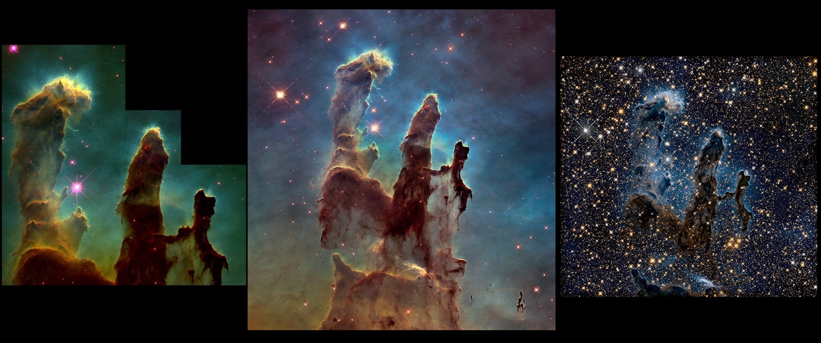 pillars of creation,eagle nebula,m16