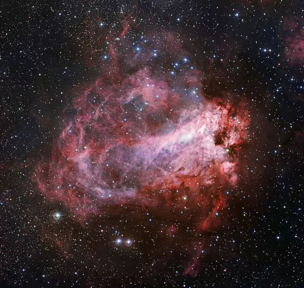 omega nebula,swan nebula,messier 17,m17 nebula