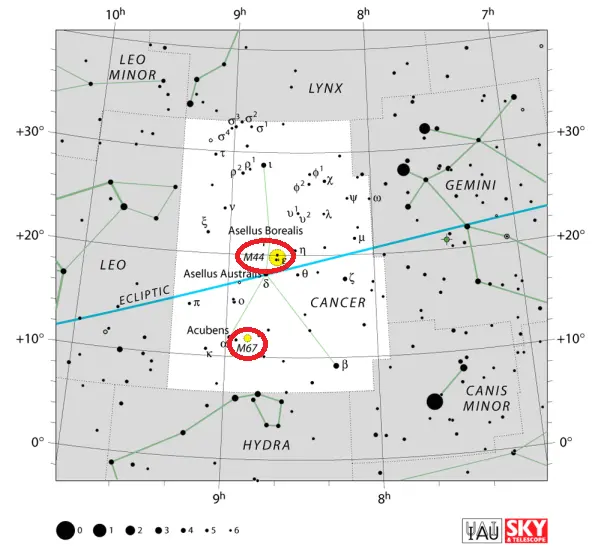 beehive cluster location