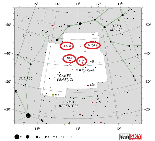 how to find the whirlpool galaxy,how to find the sunflower galaxy