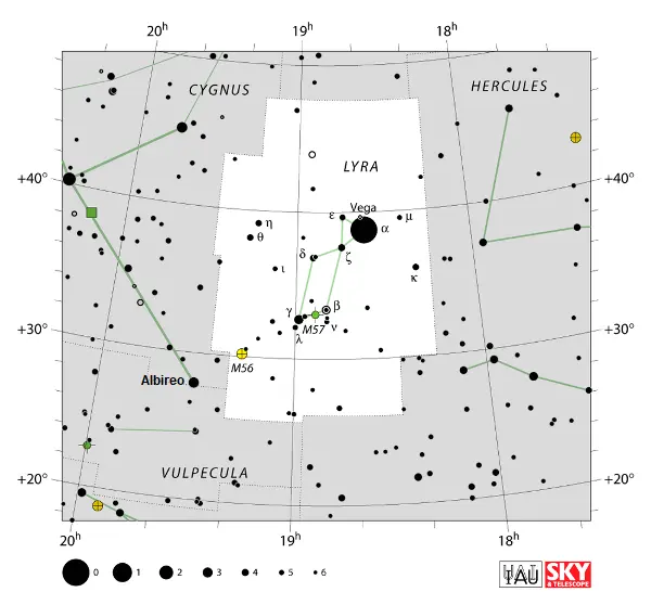 how to find the ring nebula,m57 location,how to find m56 in the sky